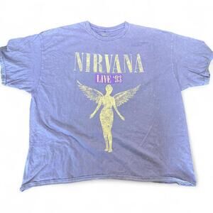 NIRVANA LIVE '93 graphic tee, size 3X.